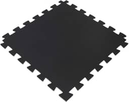 Tatame em E.V.A 1x1m - 10 mm de Espessura com Encaixe - Preto