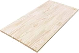 Tampo Madeira Maciça Pinus Lixado 2,5cm Escritorio Setup Bancada Tampa Maciço Mesa Pia Meligna (Sem Verniz, 160x70cm)