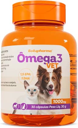 BOTUPHARMA Omega 3 Vet 1000 Mg Com 30 Cápsulas - Botupharma