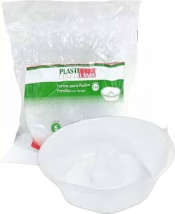 Forma Pudim Grande Família Com Tampa Forneável 1.100ml 5un