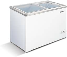 Freezer Expositor Horizontal Eos 120 Litros Eco Gelo com Tampa de Vidro Eeh120xx 110v