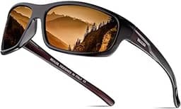 BEALER Óculos de sol esportivos polarizados para homens, leve, armação TR90, óculos de sol para dirigir, ciclismo, pesca, proteção UV