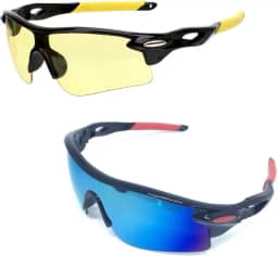 Kit 2 Óculos Bike Speed Ciclismo Esportivo Uv 400 + Noturno