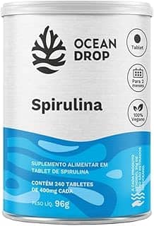 Spirulina 240 Tabletes cada - Ocean Drop