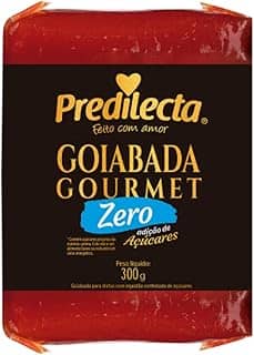 Goiabada Zero Adição de Açúcar Bloco 300gr Predilecta