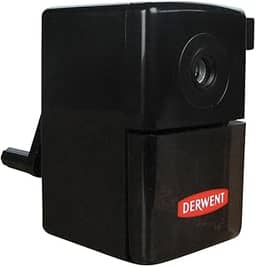 Derwent - Apontador de Mesa Manual com Manivela 1 Furo com Depósito Super Point Derwent, 2302000