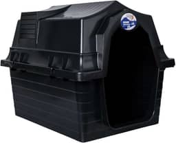 Casinha Pet N4 Para Cachorro De Pequeno E Médio Porte Proteção Contra Raios (Preto)