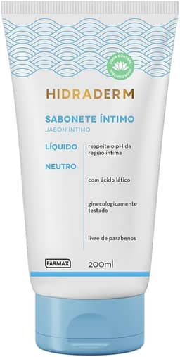 Farmax - Sabonete Íntimo Hidraderm Farmax 200Ml Neutro