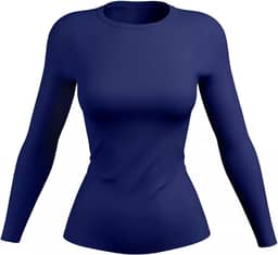 Camisa Blusa Térmica Feminina Manga Longa Camiseta Segunda Pele Proteção Solar Fator UV 50+ F7NEWSTYLE
