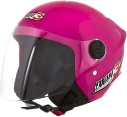 CAPACETE ABERTO PRO TORK NEW LIBERTY 3 SOLID ROSA TAM. 58