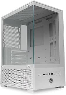 Gabinete Gamer TGT Legion | Mini-Tower | Branco | Vidro Temperado Frontal e Lateral | Branco | TGT-LGN-WH