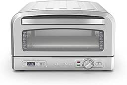 Forno de Pizza, Cuisinart, Em Aço Escovado, Com Pedra de Pizza, 3 Anos de Garantia, 1800W, Forma Funda e Pá, 127V - Prateado