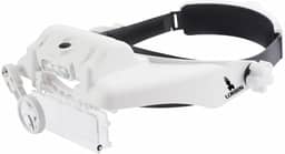 Lupa Cabeça 6 lentes 3 Leds Estética leitura eletrônica Lorben GT870