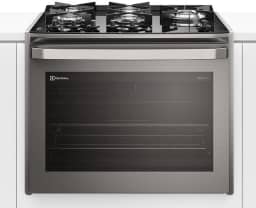 Fogão de Embutir 5 bocas Electrolux Cinza Experience com Mesa de Vidro, PerfectCook360 e VaporBake (FE5EC) 127V