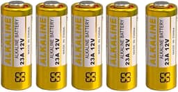 Bateria Alcalina Pilha 23A 12V 05 Unidades Portao Controle Alarme Carro Duravel