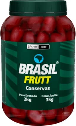 Brasilfrutt Azeitona Kalamata com Caroço balde 2kgs
