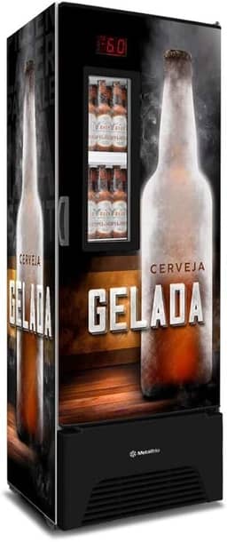 Cervejeira Vertical Metalfrio 584 Litros Adesivada VN50AF 110V