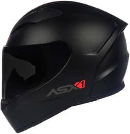 Capacete Moto ASX City Solid Preto Fosco