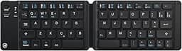 Gshield Mini Teclado Dobrável Bluetooth Sem Fio para Celular, Tablet e Computador, Teclas ABS Padrão ABNT2, Armor 30x8,5cm (Preto)