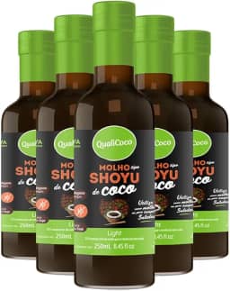 Kit 5 Shoyu de coco Qualicôco 250ml