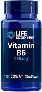 Vitamina B6 100 Caps, Made In USA/Importado