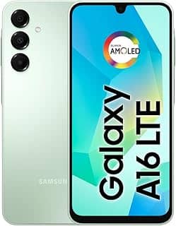 Celular Samsung Galaxy A16, 256GB + 8GB RAM, Câmera de até 50MP, Tela 6.7', NFC, IP54, Bateria 5000 mAh - Verde Claro