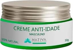 Creme Anti Idade Masculino 30g Anti Rugas Hidratante Facial