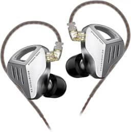 KZ-ZVX Fones de ouvido 12 mm Dual-Magnetic Dynamic in-Ear Monitor - Fones de ouvido esportivos HiFi Fone de ouvido