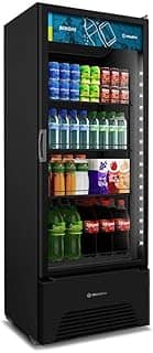 Refrigerador Expositor Vertical Metalfrio All Black Optima 577 Litros Vb52ah 220v
