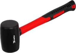 MTX Martelo De Borracha 450G Com Cabo De Fibra - Preto 60Mm - 111859
