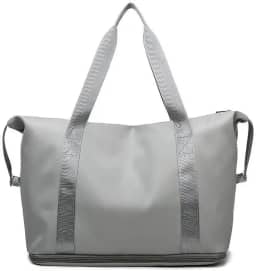 Bolsa de viagem à prova d'água com grande capacidade(Cinza)