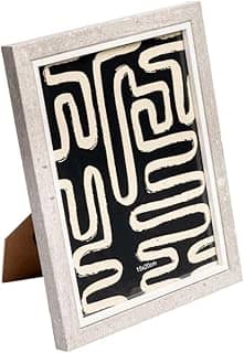 WOLFF - Porta-Retrato de Mdf Stone Cinza 15cm x 20cm