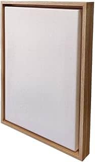 Tela para Pintura com Moldura Canaleta Flutuante Lisa Revestida - 2x2,8 Cor:CARVALHO;Tamanho:20X20 CM