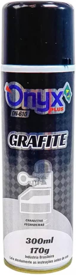 Grafite Lubrificante Spray Seco Fechadura Trava Trinca 300ml