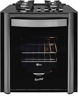 FOGÃO DE PISO EMBUTIR À GÁS 4Q GRAN CHEFF SILVER 220V - 32750-92666