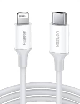 UGREEN Cabo USB C para Lightning - Cabo Lightning de carregamento rápido PD com certificação MFi de 6 pés compatível com iPhone 14/14 Pro/14 Pro Max, iPhone 13/12/11/X/XR/XS/8 Series, MacBook,