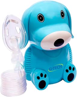 Inalador e Nebulizador Azul Modelo Dog