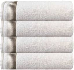 Kit Com 4 Toalhas Banhão Gigante Alta Absorção Sublime 70x150cm - Central Toalhas (Branco)