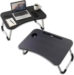 Mesa Portátil Dobrável Para Notebook Multiuso com Apoio Ergonômico Para Cama, Sofá, Escritório e Home Office