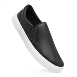 Tênis Sapatênis Slip On Casual Iate Sem Cadarço Calce Fácil Moderno Leve Confortável
