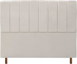 CABECEIRA CASAL ESTOFADA CARLA 140 CM BEGE