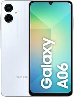 Smartphone Samsung Galaxy A06 128GB, 4GB RAM, Processador Octa-Core, Bateria de 5000mAh, Tela Infinita de 6.7', Câmera Traseira Dupla, Dual Chip - Branco