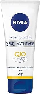 NIVEA Creme para Mãos Q10 Plus Reparação 75g - Creme de mãos que previne sinais de envelhecimento, reduz marcas e hidrata profundamente, deixa a pele macia e uniforme