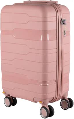 Mala de bordo em Polipropileno 4 rodas 360º - AeroMalas Japão (Rose)