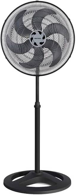Ventisol Ventilador de Coluna Oscilante, Turbo 6 Pás Premium, Preto, 50cm, 127V