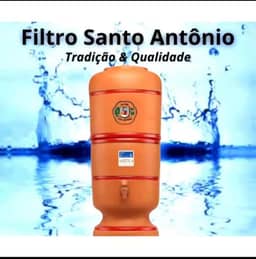 Filtro de Barro Santo Antônio 6L: Conjunto Completo (3+3) + Boia + Vela De Carvão Ativado O Melhor Do Brasil