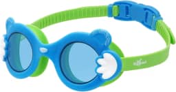 Óculos de Natação Infantil, Speedo, Baloo, Silicone Confortável com Proteção UV e Antifog, Moldura de Urso