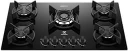Electrolux Cooktop 5 Bocas a Gás Electrolux Mesa Vidro Experience ChamaPrecisa e Multi Chama (KE5GC) Bivolt