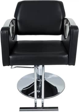 Cadeira Hidráulica Salão Barbeiro Pelegrin Pel-04aa Preto