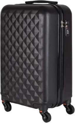 Mala de Bordo em ABS Com 4 Rodas 360 - Inglaterra (Preta)